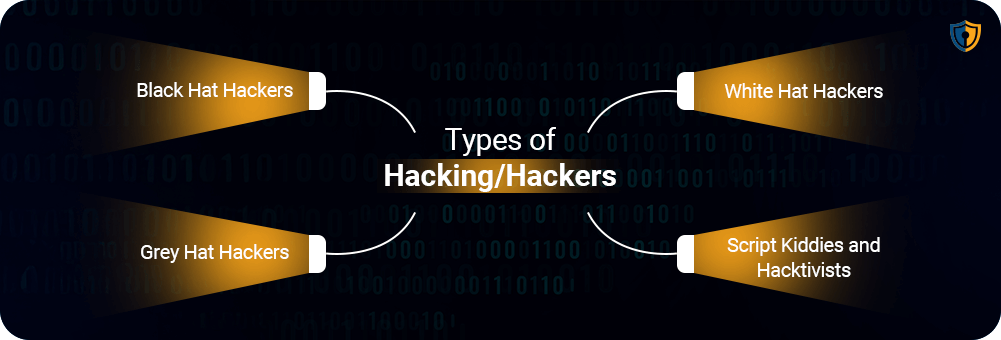 Types of hacking hackers